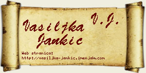 Vasiljka Jankić vizit kartica